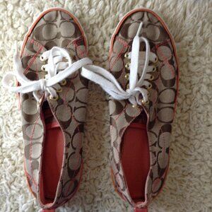 Coach "Suzzy" 7.5B Sneakers, Icon Coach Look and Quality; Retro, Collegiate chic